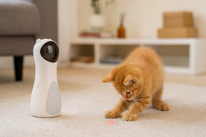 Інтерактивна лазерна іграшка для домашніх тварин M-Pets M876 5 режимів - зображення 10