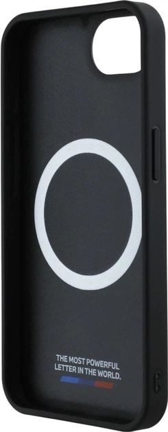 Etui plecki BMW Oversized Stripes MagSafe do Apple iPhone 16e Black (BMHMPSE424PUOCSK) - obraz 6