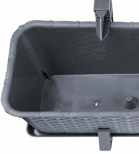 Балконний горщик з ручками Kadax Castro K8202 4 шт - зображення 2