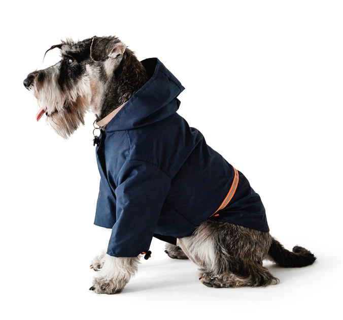 Одежда Noble Pet Moss Blue - дождевик для собак L (M4106/L) - изображение 3
