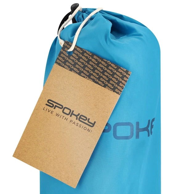 Materac dmuchany Spokey AIR BED 941061 trekkingowy 213 x 62 x 6 cm Niebieski (5905339410610) - obraz 10