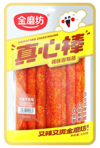 Снек Латяо Spicy Beef Flavor Golden Mill 120г - Фото 1 Снек Латяо Spicy Beef Flavor Golden Mill 120г - изображение 1
