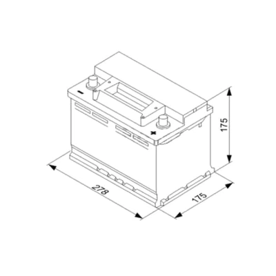 Акумулятор автомобільний Bosch 70А (0 092 S30 070) - Фото 2 Акумулятор автомобільний Bosch 70А (0 092 S30 070) - зображення 2
