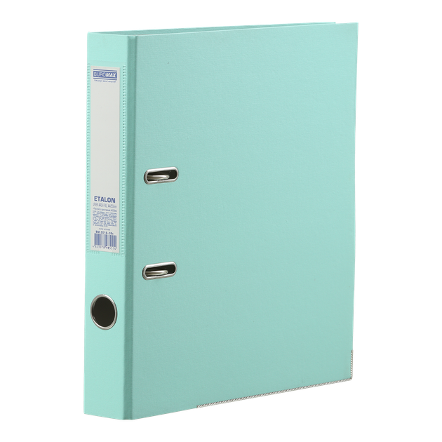 Папка-регистратор Buromax Etalon Pastel А4 50мм мятная (BM.3018-38c) - Фото 1 Папка-регистратор Buromax Etalon Pastel А4 50мм мятная (BM.3018-38c) - изображение 1