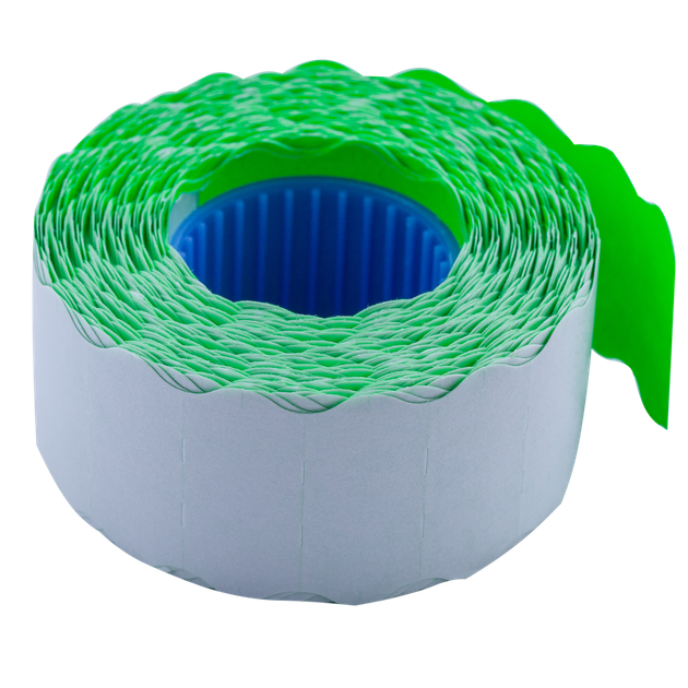 Ценник Buromax 26*12мм (1000шт /12м) фигурный внутренняя намотка зеленый (BM.281202-04) - Фото 2 Ценник Buromax 26*12мм (1000шт /12м) фигурный внутренняя намотка зеленый (BM.281202-04) - изображение 2