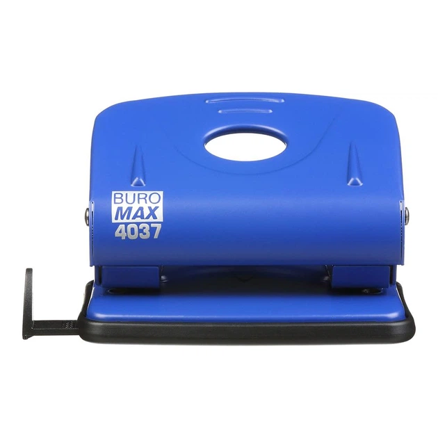 Дырокол металлический Buromax до 20 листов синий (BM.4037-02) - изображение 4