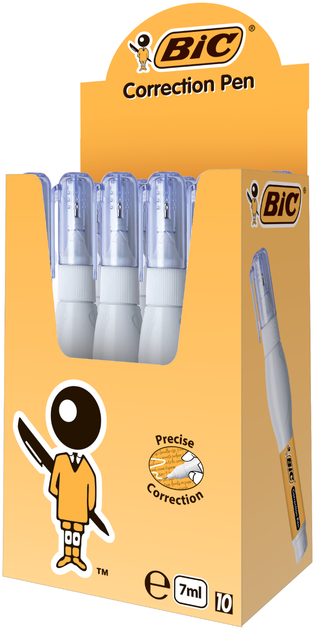 Коректор-ручка BiC з металевим накінечником 7 мл (bc996724) - зображення 2
