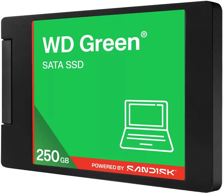 Диск SSD Western Digital Green 250 GB SATA III 2.5" TLC 3D NAND (WDS250G5G0A) - зображення 2