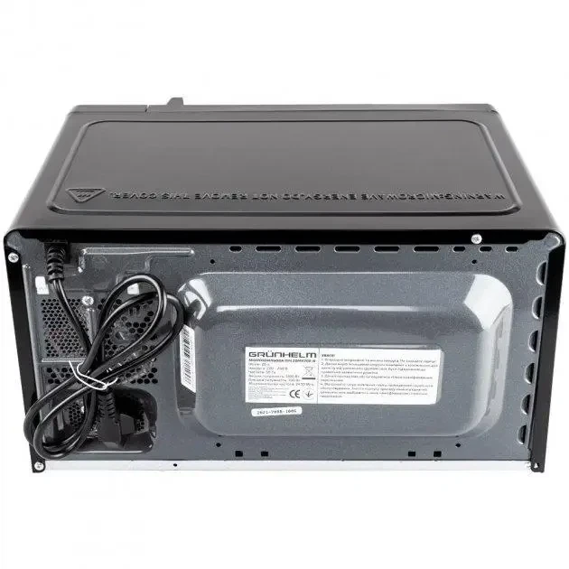 Микроволновая печь Grunhelm 20MX711-B| на 20л/700Вт, 6 уровней мощности, таймер на 30 минут, Черный - изображение 5
