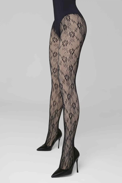 Колготки Marilyn 3/4(M/L) Чорно-бежевий (128613) - зображення 3