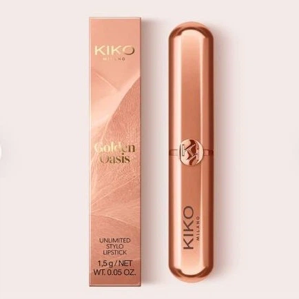 Стойкая кремовая помада KIKO MILANO Golden Oasis Unlimited Stylo 04 Cappuccino 1,5г. - Фото 4 Стойкая кремовая помада KIKO MILANO Golden Oasis Unlimited Stylo 04 Cappuccino 1,5г. - изображение 4