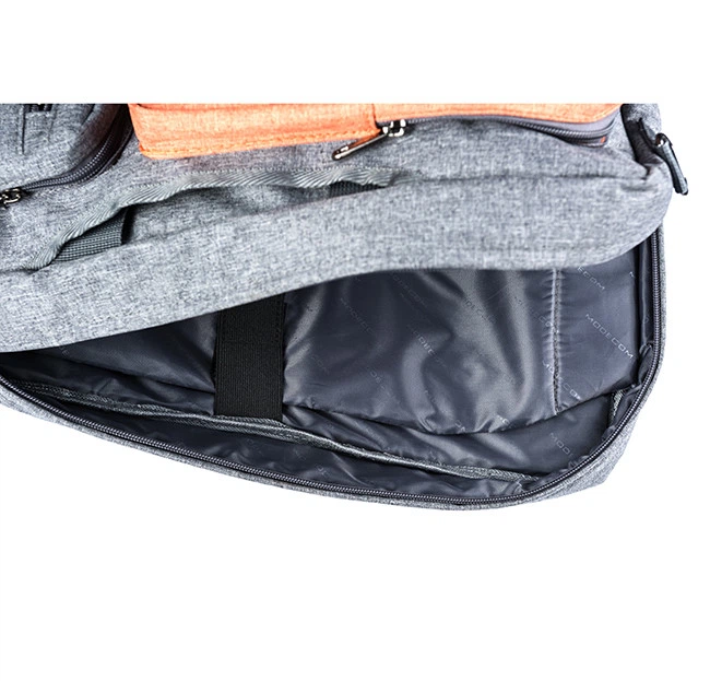 Рюкзак-сумка для ноутбука 15.6" Modecom Reno сіро-помаранчева - изображение 3