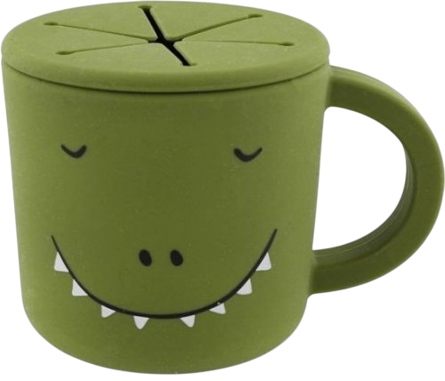 Kubek na przekąski Trixie Dinozaur silikonowy (5400858964373) - obraz 1