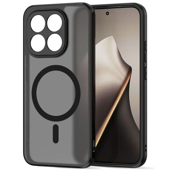 Защитный чехол Tech-Protect Magmat MagSafe для Xiaomi 15T - Matte Black - Фото 2 Защитный чехол Tech-Protect Magmat MagSafe для Xiaomi 15T - Matte Black - изображение 2