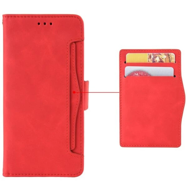 Чехол Deexe Wallet Stand для OPPO A6 Pro - Red - Фото 5 Чехол Deexe Wallet Stand для OPPO A6 Pro - Red - изображение 5