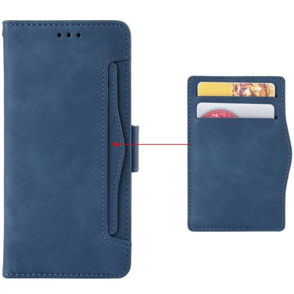 Чехол Deexe Wallet Stand для OPPO A6 Pro - Blue - изображение 5