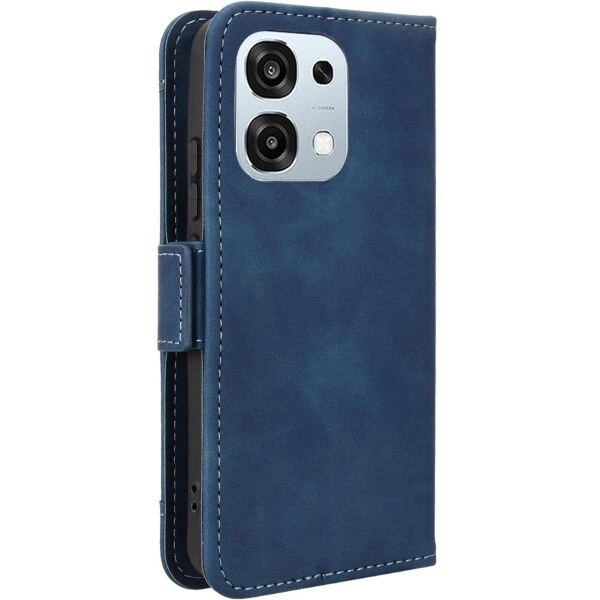 Чехол Deexe Wallet Stand для OPPO A6 Pro - Blue - изображение 7