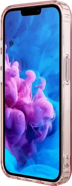 Etui plecki Guess IML Glitter Circle MagSafe do Apple iPhone 16e Pink (GUHMPSE4HFGEREP) - obraz 4