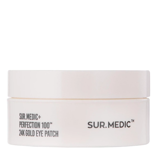 Патчи Sur.Medic+ Perfection 100TM 24K Gold Eye Patch под глаза з частицами золота 60 шт - изображение 4