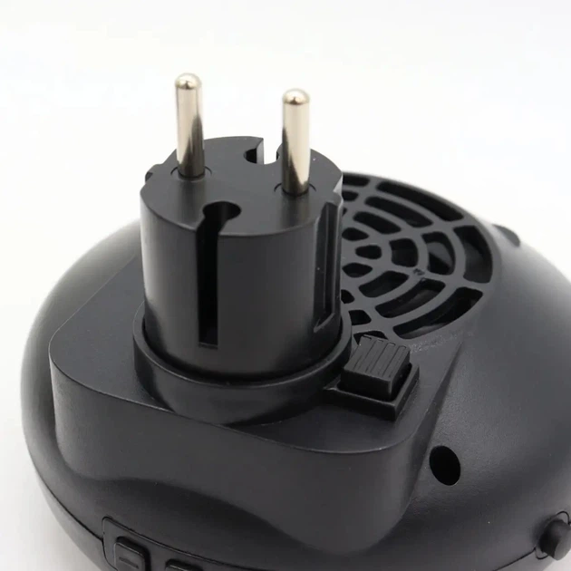 Портативный мини обогреватель тепловентилятор в розетку Warm Air Blower 900W черный - изображение 6
