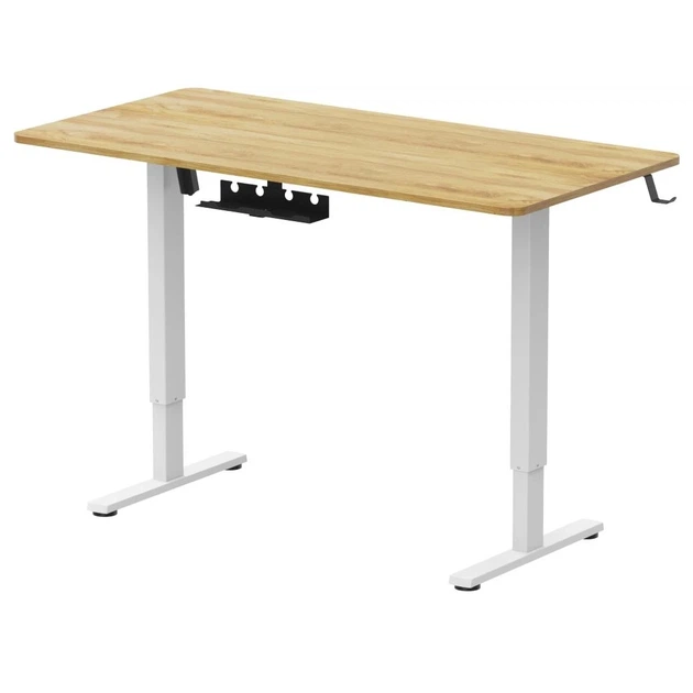 Комп'ютерний стіл OfficePro ODE1470LWW Light Wood/White (ODE1470LWW) - Фото 2 Комп'ютерний стіл OfficePro ODE1470LWW Light Wood/White (ODE1470LWW) - зображення 2
