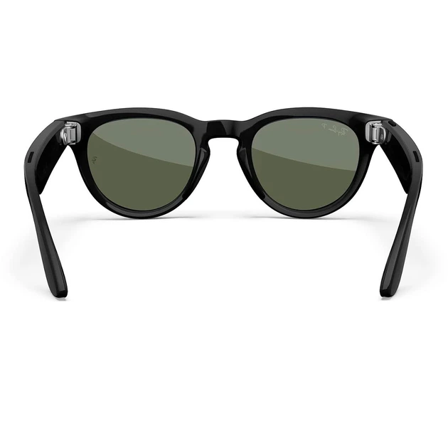 Смарт-очки Ray-Ban | Meta Headliner [Gen 2] Standard Shiny Black Frame / G-15 Green Lenses - изображение 3