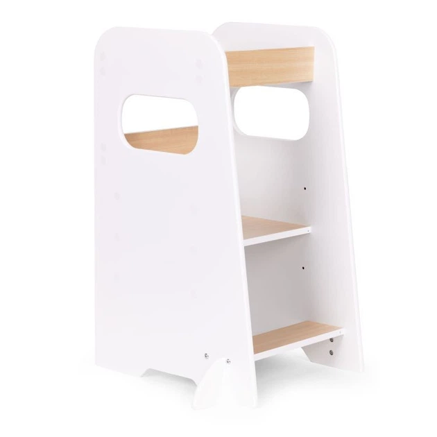 Podest dwustopniowy EcoToys Montessori Pomocnik kuchenny dla dzieci (5905817009275) - obraz 2