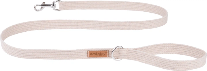 Повідець Amiplay Cotton M 140 см Бежевий (5907563222731) - зображення 1