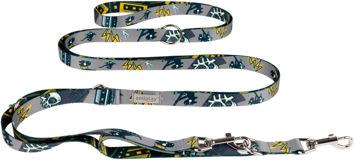 Регульований повідець Amiplay Amik 8 в 1 XL 200 - 400 см DirtyDog (5907563309357) - зображення 1