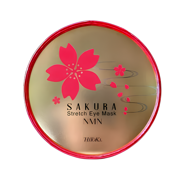 HITOKI Sakura Stretch Eye Mask NMN омолаживающие патчи с NMN (60 шт) - Фото 1 HITOKI Sakura Stretch Eye Mask NMN омолаживающие патчи с NMN (60 шт) - изображение 1