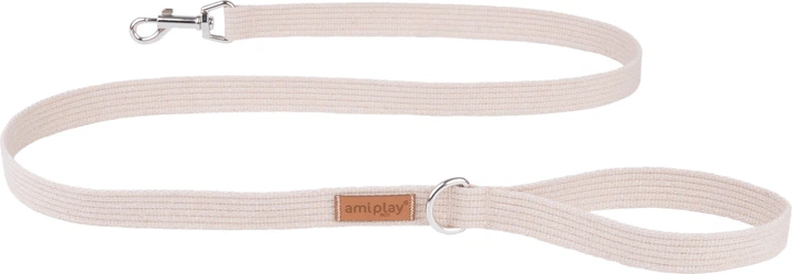 Повідець Amiplay Cotton L 140 см Бежевий (5907563222786) - зображення 1