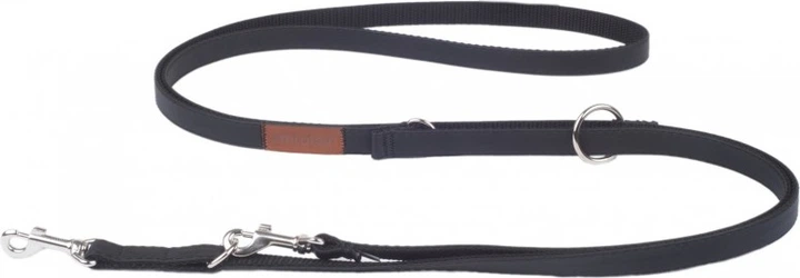 Smycz regulowana Amiplay New York 6 w 1 M 100 - 200 cm Czarna (5907563253377) - obraz 1