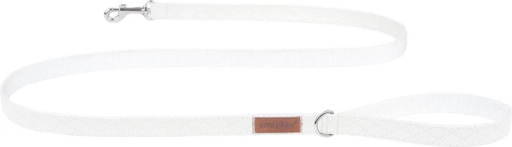 Повідець Amiplay New York XL 140 см Білий (5907563253629) - зображення 1