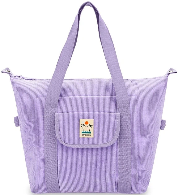 Термосумка Spokey MILAN 944853 для їжі та напоїв 28 л Фіолетова (5905339448538) - зображення 1