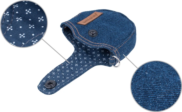 Автоматичний повідець Amiplay Infini з корпусом Denim XL 5 м Темно-синій (5907563271555) - зображення 4