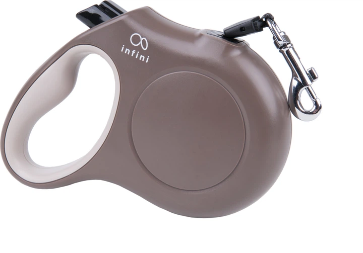 Smycz automatyczna Amiplay Infini Freedom S 3 m Brązowa (5907563279469) - obraz 1