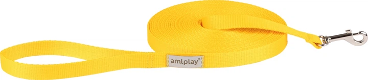 Тренувальний повідець Amiplay Samba S 10 м Жовтий (5907563302013) - зображення 1