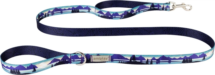 Smycz Amiplay BeNature M 150 cm Trails (5907563303638) - obraz 2