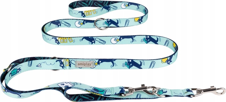 Регульований повідець Amiplay Amik 8 в 1 M 200 - 400 см OfficeDog (5907563309289) - зображення 1