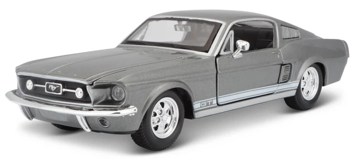 Metalowy model samochodu Maisto 1:24 1967 Ford Mustang GT 31260GY (90159312604) - obraz 2