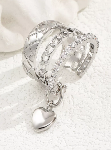 Кафф на ухо Fashion Jewerly сережка без прокола с сердцем клипса на ухо моносерьга в стиле y2k серебристый цвет, 1 шт (SVS) - Фото 4 Кафф на ухо Fashion Jewerly сережка без прокола с сердцем клипса на ухо моносерьга в стиле y2k серебристый цвет, 1 шт (SVS) - изображение 4