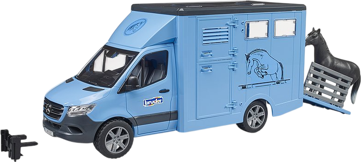 Игровой набор Bruder Автомобиль MB Sprinter для перевозки животных с лошадью (2674_3) - Фото 1 Игровой набор Bruder Автомобиль MB Sprinter для перевозки животных с лошадью (2674_3) - изображение 1