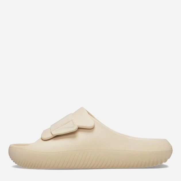 Жіночі шльопанці Crocs Mellow Luxe Recovery Slide 209413-2DS 37-38 (M5/W7) 23 см Бежеві (196265597291) - зображення 2