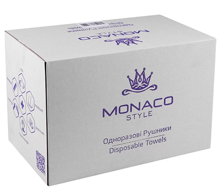 Рушники поглинаючі 40х70 см в пачці, 100 шт - Monaco Style (сітка) - изображение 2