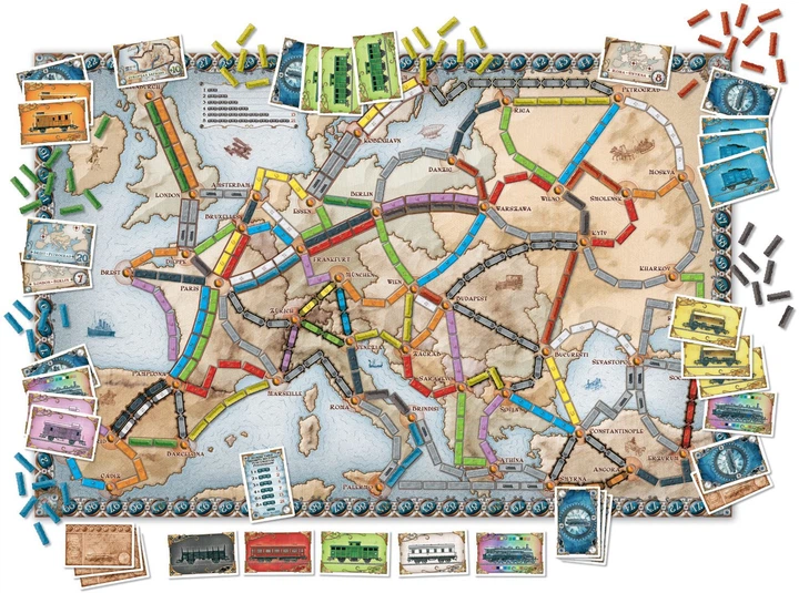 Настільна гра Asmodee Ticket to Ride: Europe (німецьке видання) (0824968717523) - зображення 2