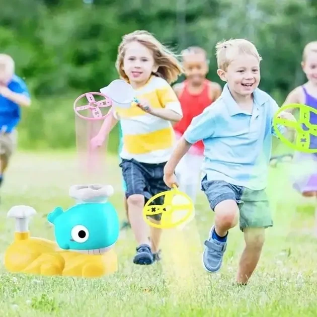 Интерактивная детская игрушка летающая тарелка фрисби Small Whale - Фото 2 Интерактивная детская игрушка летающая тарелка фрисби Small Whale - изображение 2