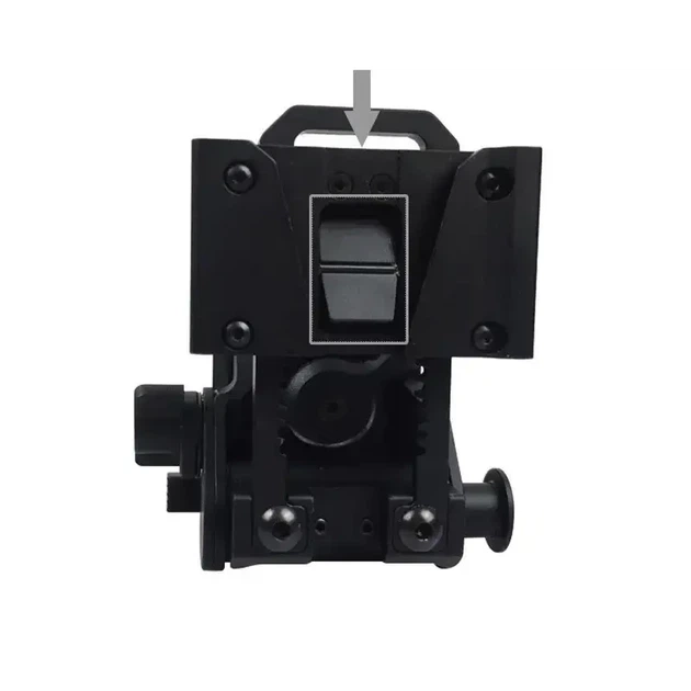 Тактичне NVG кріплення для ПНБ з інтерфейсом Ластівчин хвіст для NV8000 NV8160 PVS-15/18/21/31 Чорний - изображение 6