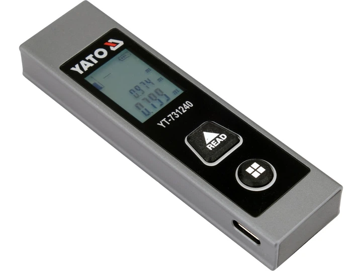 Далекомір лазерний YATO YT-731240 кишеньковий (5906083123016) - зображення 2