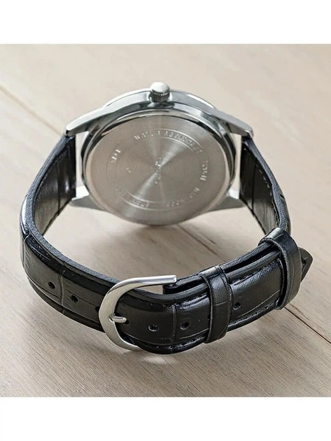 Мужские наручные часы Casio MTP-V005L-7B, кварцевые, кожаный ремешок - изображение 6