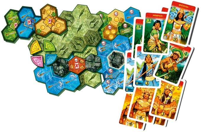 Настільна гра 999 Games The Quest for El Dorado: Dangers and Muisca (доповнення, німецьке видання) (8720289474492) - зображення 4